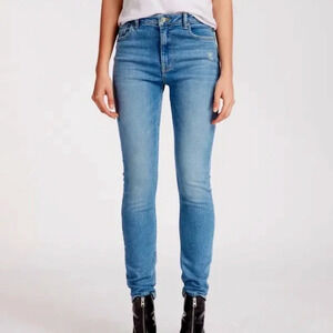 ALL SAINTS Womens w 29 STILT Stretch High Rise Skinny Blue  Jeans